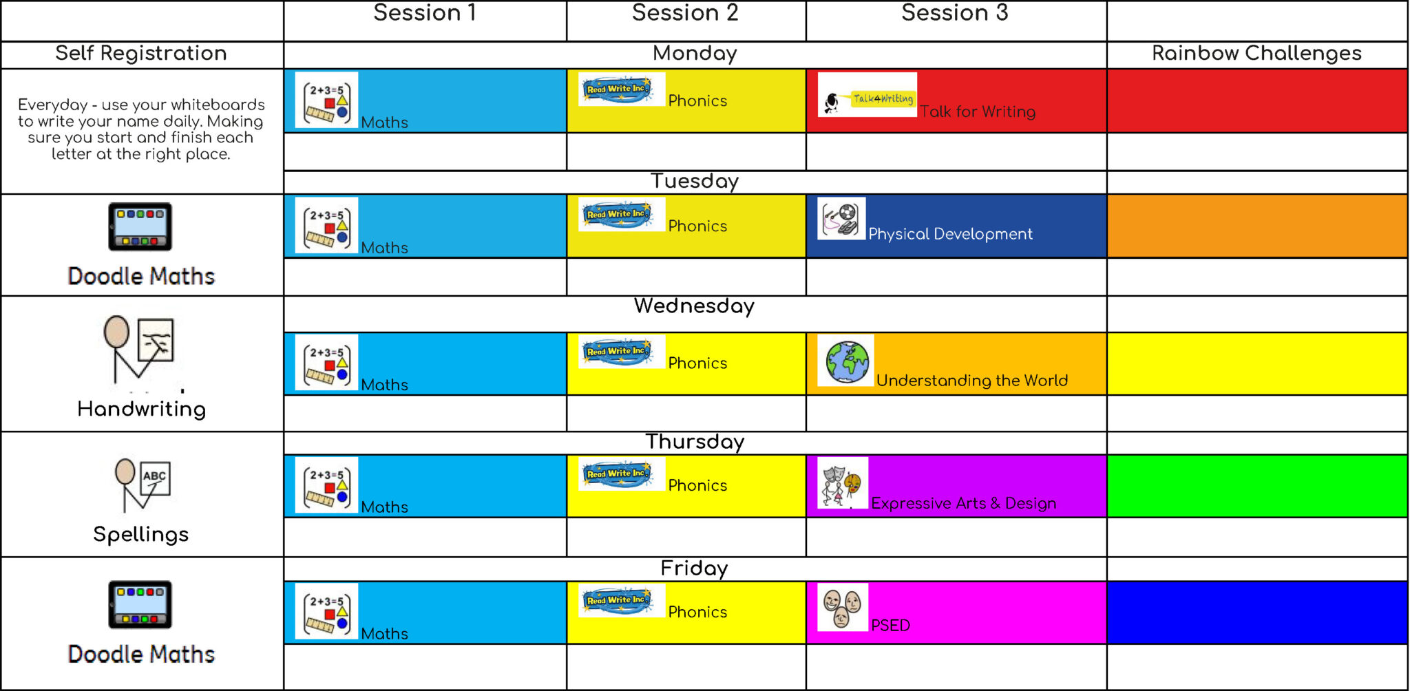 Remote_Learning_Reception-timetable
